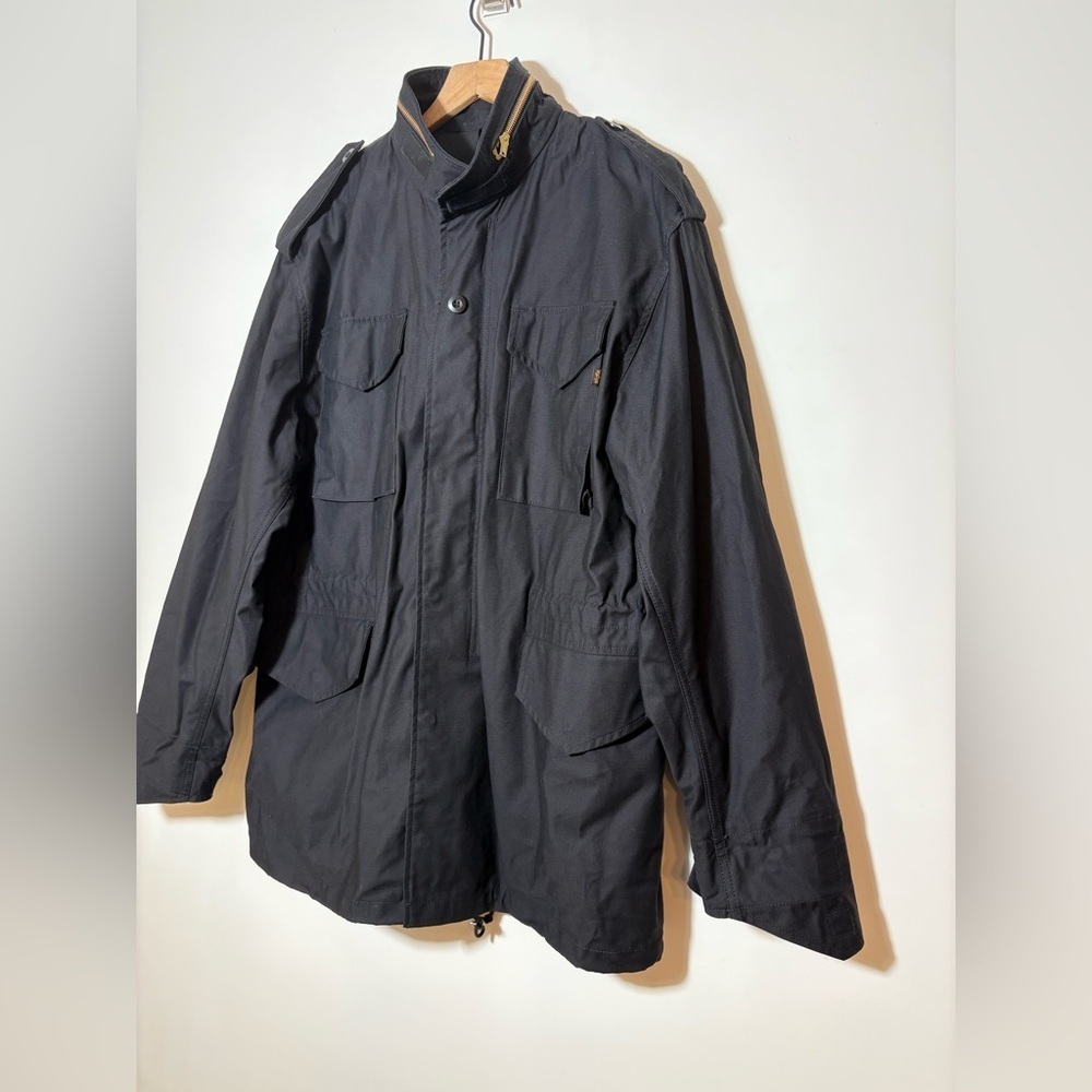 Alpha Industries Mods Coat M-65 Mens Military Jacket Black 8415-01-099-7838 - Picture 4 of 16